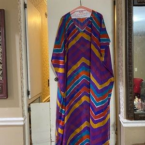 Sheer, Caftan style beach cover-up.